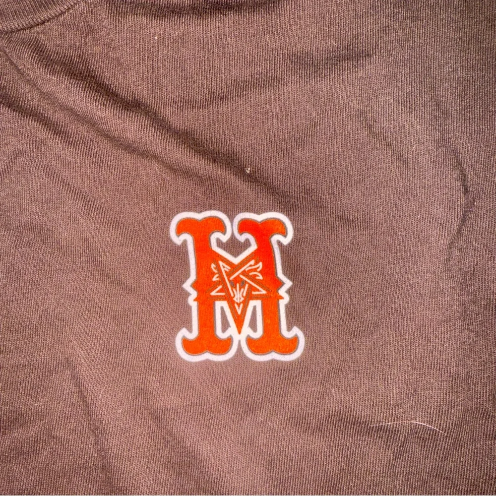 HUF Brown and Orange Thrasher HUF Worldwide Men’s T Shirt Size M - Picture 4 of 4